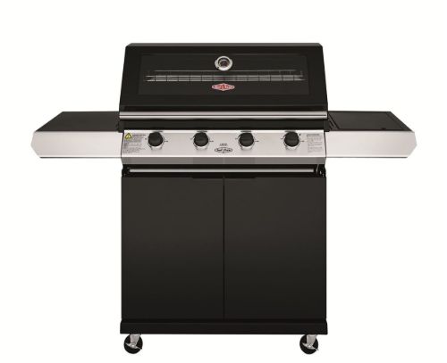 Beefeater 1200 E 4 brænder BBQ & S/B Trolley B: 152,7 cm - Sort