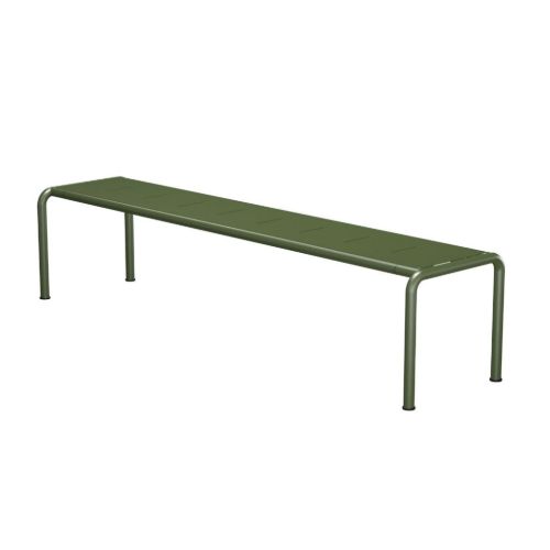 HOUE Avanti Large Bench L: 200 cm - Aluminium/Olive Green