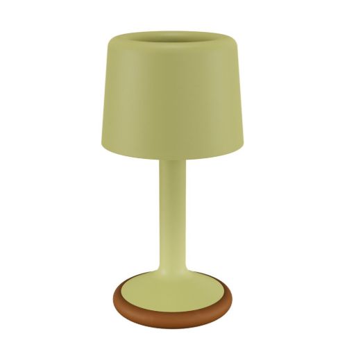 HOUE Luu Portable Solar Lamp H: 29,5 cm - Aluminium/Lemon Zest