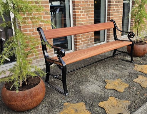 Wolff Nordic Classic Copenhagen Bank L: 180 cm – Mahagoni