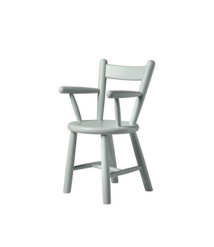 FDB Furniture P9 Kinderstuhl SH: 32 cm - Blaugrau