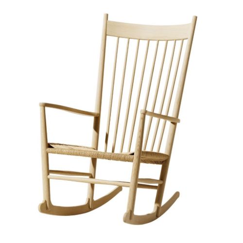 Fredericia Furniture 16000 J16 Wegner Gyngestol H: 107 cm - Natur Flet/Lys Olieret Eg