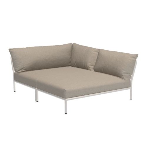 HOUE Level 2 Cozy Corner Right B: 173,5 cm - Muted White/Ash 