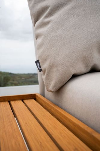 HOUE Level 2 Cozy Corner Links B: 173,5 cm - Muted White/Ash
