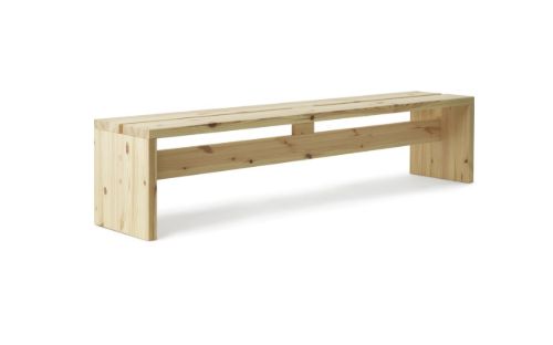Normann Copenhagen Stretch Bench L: 200 cm – UV-lackierte Kiefer