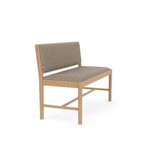 FDB Furniture J176 Sønderborg Bank L: 116,5 cm – Eiche lackiert/geschmolzen (MLC01)