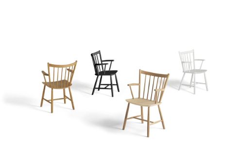 HAY Børge Mogensen J42 Sessel SH: 44,5 cm – Geölte Eiche
