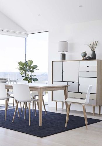 Andersen Furniture TAC Esstischstuhl SH: 46 cm – Weißer Kunststoff