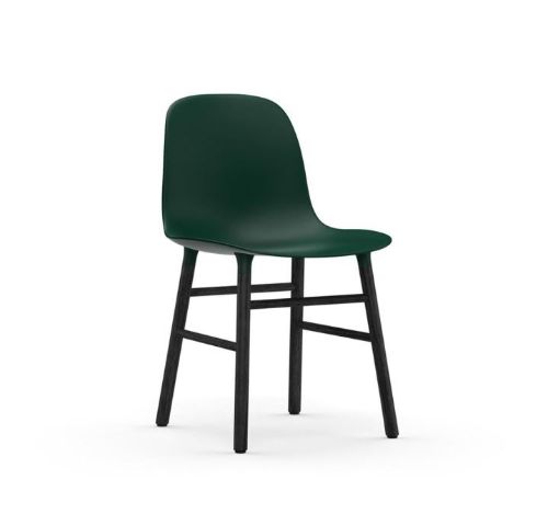 Normann Copenhagen Form Stol  - Grøn/Sort