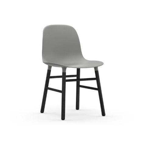 Normann Copenhagen Form Stol  - Grå/Sort