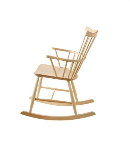 FDB Furniture Schaukelstuhl Børge Mogensen J52G – Natureiche