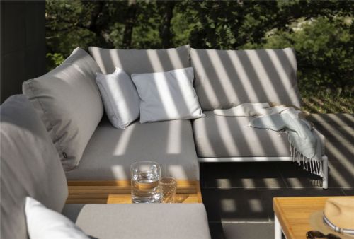 HOUE Level 2 Lounge Beistelltisch 40x81 cm - Thermo Esche/Dunkelgrau