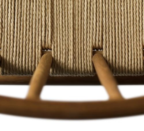 FDB Møbler J80 Jørgen Bækmark Stuhl SH: 45 cm – Räuchereiche/Naturgeflecht