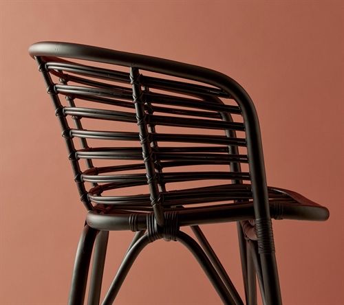 Cane-line Indoor Blend Esszimmerstuhl SH: 45 cm – Schwarzes Rattan