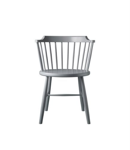 FDB Møbler J18 Spisebordsstol SH: 45 cm - Lysegrå