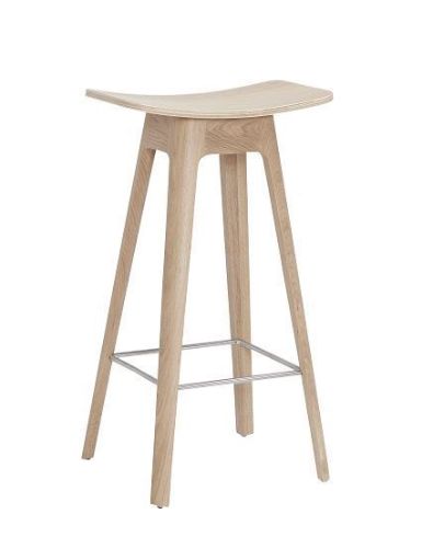 Andersen Furniture HC1 barstol SH: 67 cm - Eg Finér/Hvidpigmenteret Eg