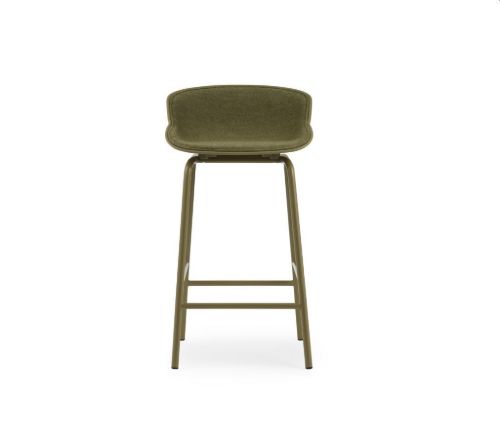 Normann Copenhagen Hyg Barhocker vorne gepolstert SH: 65 cm – Interfuse/Stahl