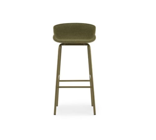 Normann Copenhagen Hyg Barhocker vorne gepolstert SH: 75 cm – Interfuse/Stahl