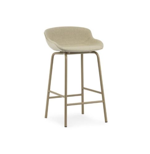 Normann Copenhagen Hyg Barstol Fuldpolstret SH: 65 cm - Upminster/Stål