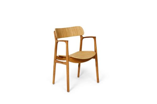 Bent Hansen Asger Holzstuhl M. Holzsitz H: 80 cm – Eiche, geölt