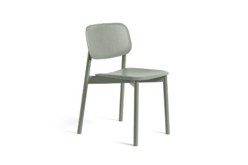 HAY Soft Edge 60 Spisebordsstol SH: 47,5 cm - Dusty Green Lacquered Oak/Dusty Green Lacquered Oak