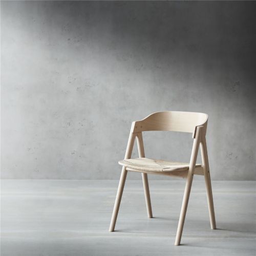 Findahl By Hammel Mette Stuhl mit Naturgeflecht SH: 45 cm – Unbehandelte Eiche