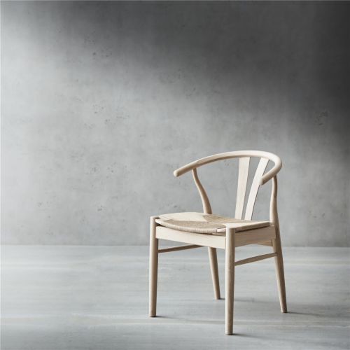 Findahl by Hammel Frida Stuhl mit Naturgeflecht SH: 46 cm – Eiche seifenbehandelt