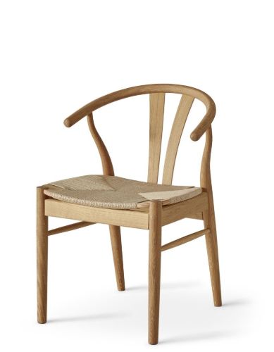 Findahl by Hammel FRIDA Spisebordsstol med naturflet SH: 46 cm - Olieret Eg/Natur