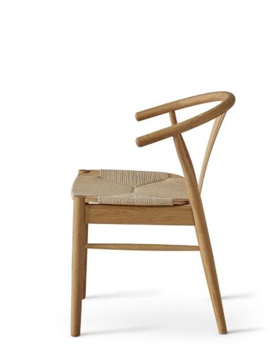 Findahl by Hammel Frida Stuhl mit Naturgeflecht SH: 46 cm – Eiche geölt
