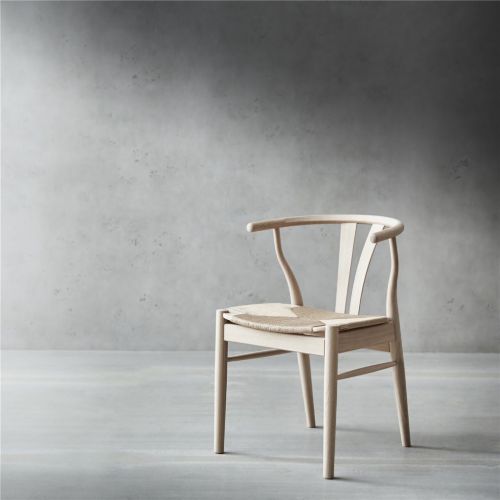 Findahl by Hammel Freja Stuhl mit Naturgeflecht, SH: 46 cm – seifenbehandelte Eiche