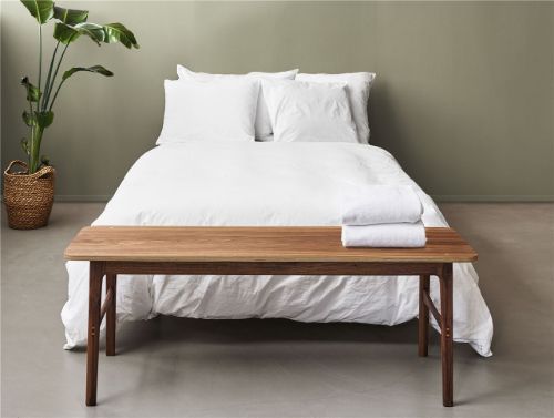 Duus & Møller Meadow Bench L: 140 cm – Walnuss massiv/Walnuss Definer