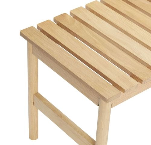 Hübsch Reihenbank 70x45 FSC Eiche - Natur