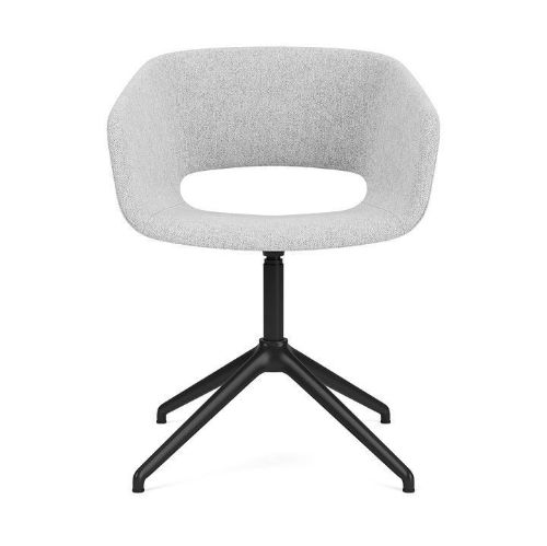 Montana Marée 404 Bürodrehstuhl auf Beinen SH: 46,5 cm – Hallingdal 116/Schwarzes Aluminium