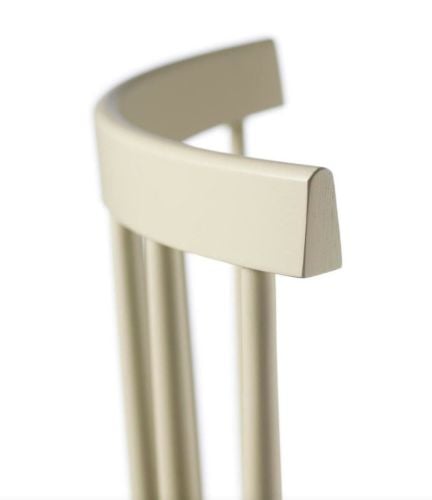 FDB Møbler J46 Poul M. Volther Stuhl SH: 45 cm – Grün/Wurzeln/bemalte Buche