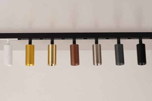 ANTIDARK Designline Domino GU10 Ø: 3,5 cm - Aluminium/Schwarz