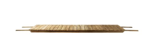 FDB Møbler M4 Sammen Mellemplade til M2 og M3 90x185 cm - Massiv Teak/Natur