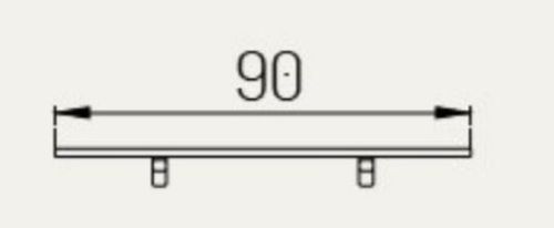 FDB Møbler M4 Together Zwischenplatte für M2 und M3 90x185 cm – Massives Teakholz/Natur