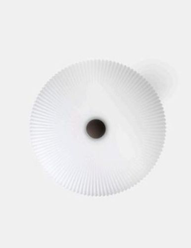 Vipp 591 Skulpturen-Tischlampe, klein, H: 39 cm – weißer Marmor