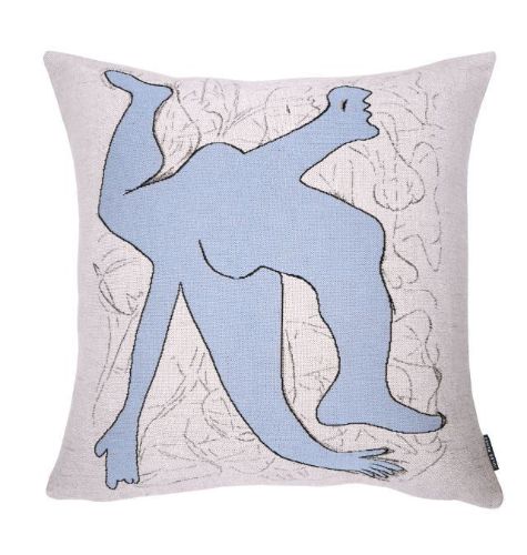 Poulin Design Picasso Pude 45x45 cm - L’arcobate Bleu