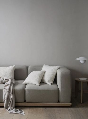 Blomus Boucle Kissenbezug 50x50 cm - Lilienweiß