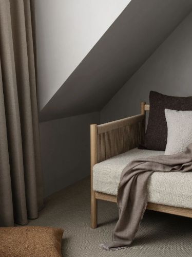 Blomus Boucle Kissenbezug 50x50 cm - Hellbraun