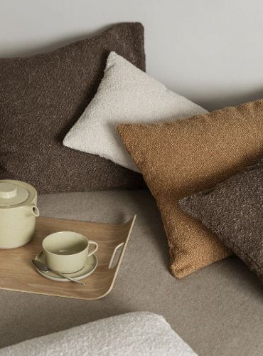 Blomus Boucle Kissenbezug 50x50 cm - Espresso