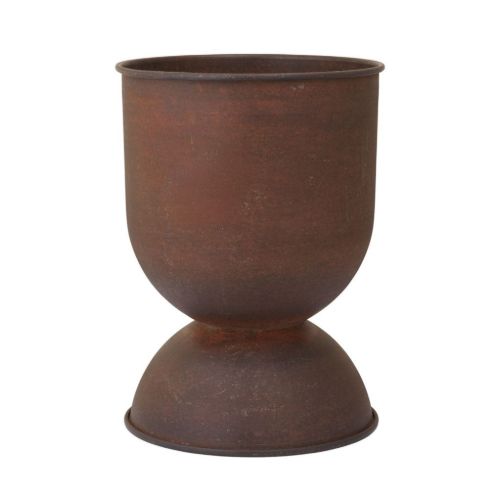 Ferm Living Hourglass Pot Small - Jern/Rust