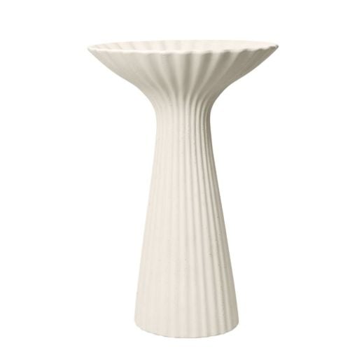 Ferm Living Fountain Pedestal Bowl - Ivory