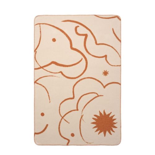 Ferm Living Skye Plaid - Pergament/Sienna