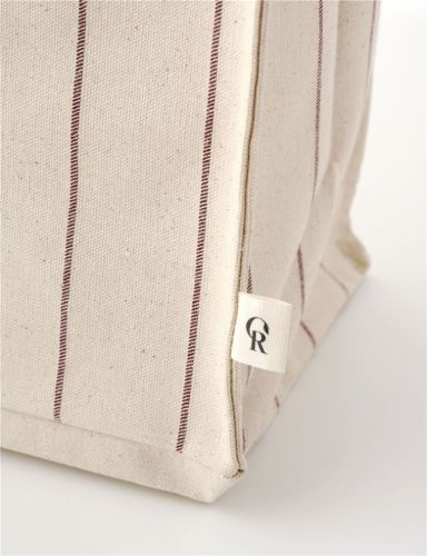 ReCollector BagUp Wäschekorb - Bio-Baumwolle/Maroon Rot