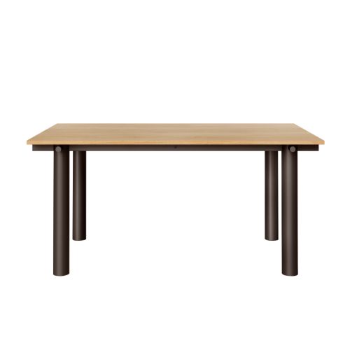Ferm Living Atura Spisebord 160x90 cm - Dark Chocolate/Natural Oak Veneer
