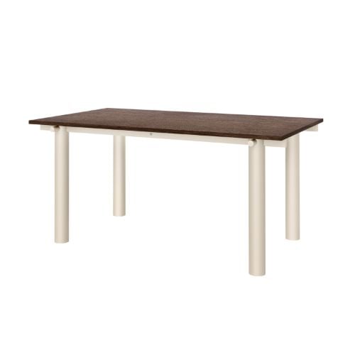 Ferm Living Atura Esstisch 160x90 cm - Hellkaschmir/Burgunderrot Linoleum
