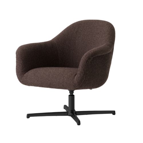 Audo Copenhagen Harbour Lounge Chair - Schwarz/Logan Haze