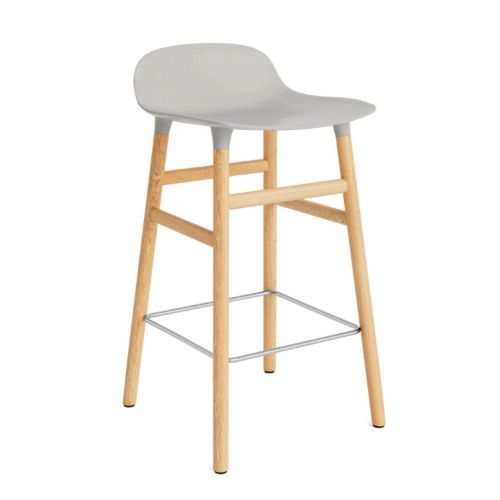 Normann Copenhagen Form Barhocker 65 cm. - Eiche/Warm Grey